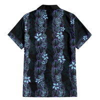 Purple Paradise Hawaii Shell Lei Family Matching Mermaid Dress and Hawaiian Shirt Hawaiian Sunrise Shell Hebrew Cone Plumeria - Polynesian Pride