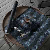 Purple Paradise Hawaii Shell Lei Wrapping Paper Hawaiian Sunrise Shell Hebrew Cone Plumeria - Polynesian Pride