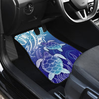 Polynesia Sea Turtle Car Mats Happy Valentine Day Polynesian - Dark Cyan LT14 - Polynesian Pride