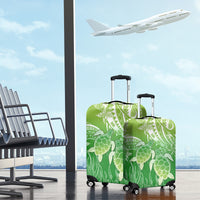 Polynesia Sea Turtle Luggage Cover Happy Valentine Day Polynesian - Green LT14 - Polynesian Pride