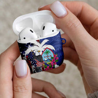 United States Guam AirPods Case USA Eagle Guahan Seal Bougainvillea - Polynesian Pride