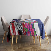 United States Guam Tablecloth USA Eagle Guahan Seal Bougainvillea - Polynesian Pride