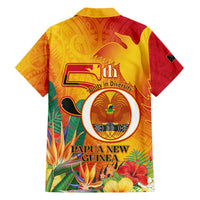 Papua New Guinea Independence Day Family Matching Tank Maxi Dress and Hawaiian Shirt 50th Anniversary Unity in Diversity