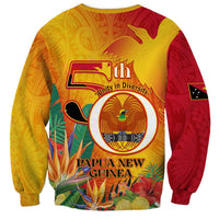 Papua New Guinea Independence Day Sweatshirt 50th Anniversary Unity in Diversity