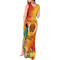 Papua New Guinea Independence Day Tank Maxi Dress 50th Anniversary Unity in Diversity
