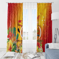 Papua New Guinea Independence Day Window Curtain 50th Anniversary Unity in Diversity