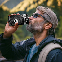 Personalised New Zealand Silver Fern Lacrosse 4 in 1 Can Cooler Tumbler Aotearoa Maori Pattern