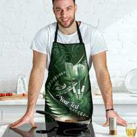 Personalised All Green New Zealand Darts Apron Aoteroa Fern Maori Galaxy Style - Polynesian Pride