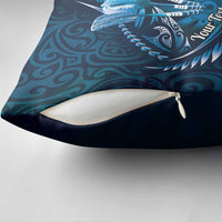 Personalised All Blue New Zealand Darts Pillow Cover Aoteroa Fern Maori Galaxy Style - Polynesian Pride