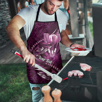 Personalised All Pink New Zealand Darts Apron Aoteroa Fern Maori Galaxy Style - Polynesian Pride