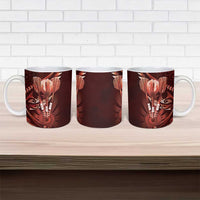 All Red New Zealand Darts Ceramic Mug Aoteroa Fern Maori Galaxy Style - Polynesian Pride