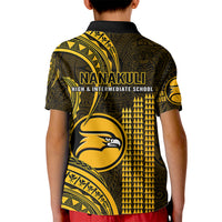 Hawaii Nanakuli High And Intermediate School Kid Polo Shirt Polynesian Kakau Pattern LT14 - Polynesian Pride