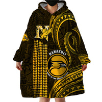 Hawaii Nanakuli High And Intermediate School Wearable Blanket Hoodie Polynesian Kakau Pattern LT14 - Polynesian Pride