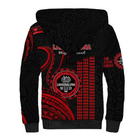 Hawaii Lahainaluna High School Sherpa Hoodie Polynesian Kakau Pattern LT14 - Polynesian Pride