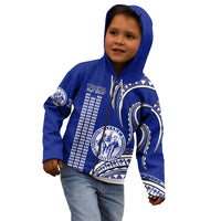 Hawaii Waiakea High School Kid Hoodie Polynesian Kakau Pattern LT14 - Polynesian Pride
