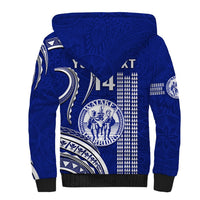 Personalised Hawaii Waiakea High School Sherpa Hoodie Polynesian Kakau Pattern LT14 - Polynesian Pride