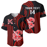 Personalised Hawaii Kalani High School Baseball Jersey Polynesian Kakau Pattern LT14 - Polynesian Pride