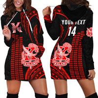 Personalised Hawaii Kalani High School Hoodie Dress Polynesian Kakau Pattern LT14 - Polynesian Pride