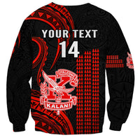 Personalised Hawaii Kalani High School Sweatshirt Polynesian Kakau Pattern LT14 - Polynesian Pride