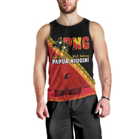 Papua New Guinea Men Tank Top Independen Stet bilong Papua Niugini Unique Version LT14 - Polynesian Pride