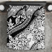 Polynesia Bedding Set Polynesian Tropical Flowers Black Pastel Vibes LT14 Black - Polynesian Pride