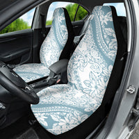 Polynesia Car Seat Cover Polynesian Tropical Flowers Blue Pastel Vibes LT14 - Polynesian Pride
