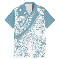 polynesia-family-matching-mermaid-dress-and-hawaiian-shirt-polynesian-tropical-flowers-blue-pastel-vibes