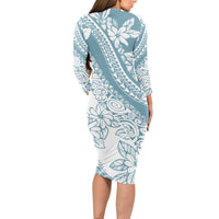 polynesia-long-sleeve-bodycon-dress-polynesian-tropical-flowers-blue-pastel-vibes