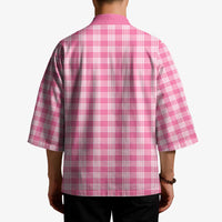 Pink Japanese Palaka Pride Kimono - Polynesian Pride