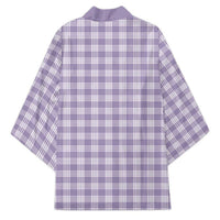 Lavender Japanese Palaka Pride Kimono - undefined
