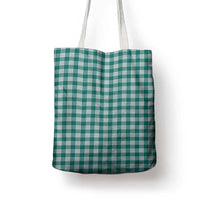 Teal Japanese Palaka Pride Tote Bag - Polynesian Pride