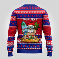 Custom Guam Christmas Ugly Christmas Sweater Guaman Santas Felis Pasgua LT14 - Polynesian Pride