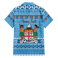 Custom Fiji Christmas Hawaiian Shirt Fijian Tapa Marau na Kerisimasi LT14 - Polynesian Pride