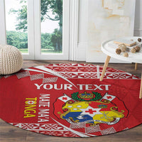 Custom Mate Maa Tonga Round Carpet 2024 Go Champions LT14 - Polynesian Pride