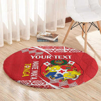 Custom Mate Maa Tonga Round Carpet 2024 Go Champions LT14 - Polynesian Pride
