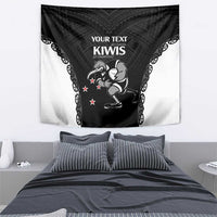 Aotearoa Rugby Custom Tapestry Maori Kiwi - Mascot Style