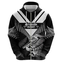 Aotearoa Silver Fern Rugby Custom Hoodie 2024 Go Kiwi LT14 - Polynesian Pride