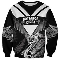 Aotearoa Silver Fern Rugby Custom Sweatshirt 2024 Go Kiwi