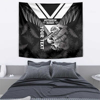 Aotearoa Silver Fern Rugby Custom Tapestry 2024 Go Kiwi LT14 - Polynesian Pride