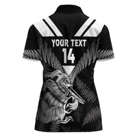 Aotearoa Silver Fern Rugby Custom Women Polo Shirt 2024 Go Kiwi LT14 - Polynesian Pride