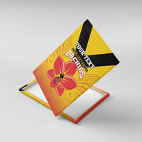 Orchids PNG Rugby Custom Canvas Wall Art Go Champions Papua New Guinea