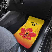 Orchids PNG Rugby Custom Car Mats Go Champions Papua New Guinea LT14 - Polynesian Pride