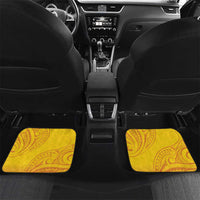 Orchids PNG Rugby Custom Car Mats Go Champions Papua New Guinea LT14 Set 2pcs - Back Yellow - Polynesian Pride