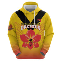 Orchids PNG Rugby Custom Hoodie Go Champions Papua New Guinea LT14 - Polynesian Pride
