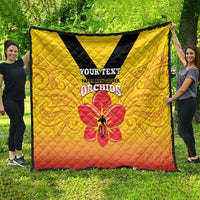 Orchids PNG Rugby Custom Quilt Go Champions Papua New Guinea LT14 - Polynesian Pride