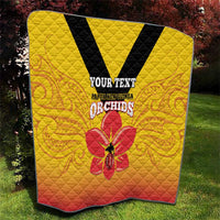 Orchids PNG Rugby Custom Quilt Go Champions Papua New Guinea LT14 - Polynesian Pride