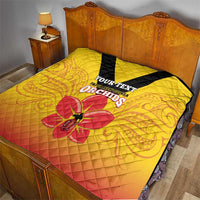 Orchids PNG Rugby Custom Quilt Go Champions Papua New Guinea LT14 - Polynesian Pride