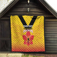 Orchids PNG Rugby Custom Quilt Go Champions Papua New Guinea LT14 - Polynesian Pride