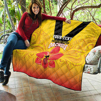 Orchids PNG Rugby Custom Quilt Go Champions Papua New Guinea LT14 - Polynesian Pride