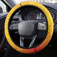 Orchids PNG Rugby Steering Wheel Cover Go Champions Papua New Guinea LT14 - Polynesian Pride
